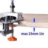 Adjustable Hole Guide Jig Hinge Installation Hinge Slotting Locator Door Hinge Template  DIY