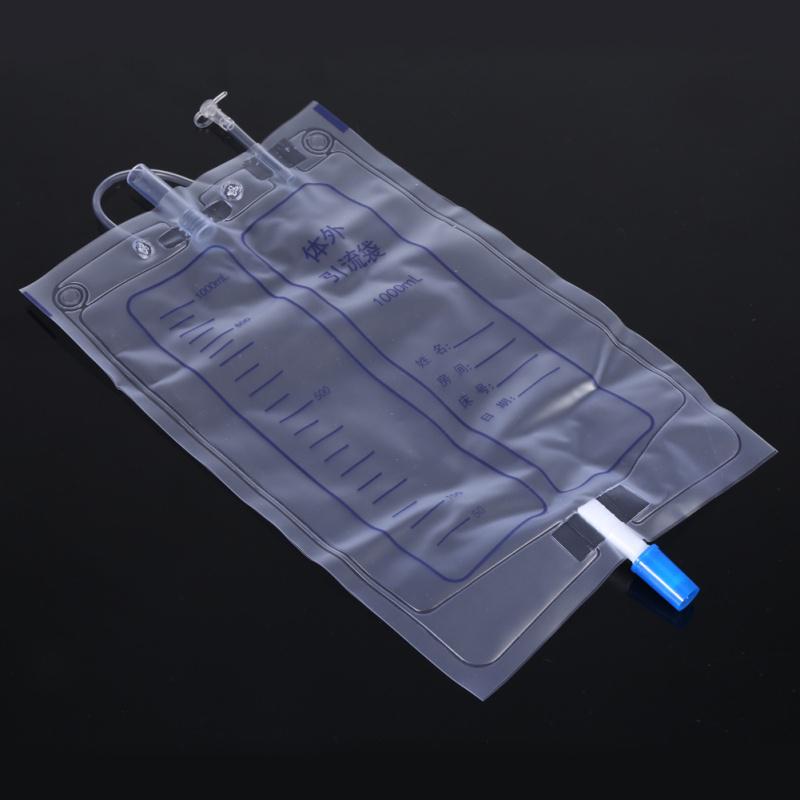 Urine Collection Set Urinal Bag Latex Pee Holder Bedridden Patients