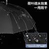 Large oversized men's double reinforced wind-resistant safety reflective strip sun protection parasol outdoor