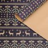 5Pcs Christmas Wrapping Paper Gifts Wrapping Paper Diy Packing Craft Cartoon Printed Kraft Paper Xmas Wedding Party Decor Paper