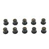 10PCS Motorcycle Windshield Rubber Nut M6 6mm Vibration Damper Panel Mounting For Most Windshields Part Accessories