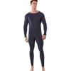 Men's Seamless Thermal Underwear Set - German Cashmere, Antibacterial, Warm for Autumn and Winter