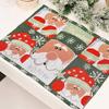 1pc-Santa Claus Pattern Placemat, Multi Style tablecloth,Christmas Decoration,retro Table Mat,restaurant Supplies(random Styles)