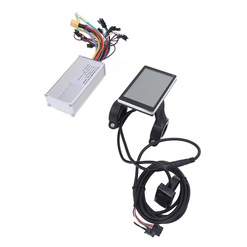 36V 48V 60V 450W 500W Sine Wave Brushless Controller M5 LCD Display Panel Kit Brushless Motor Speed Controller Replacement for Upgrading