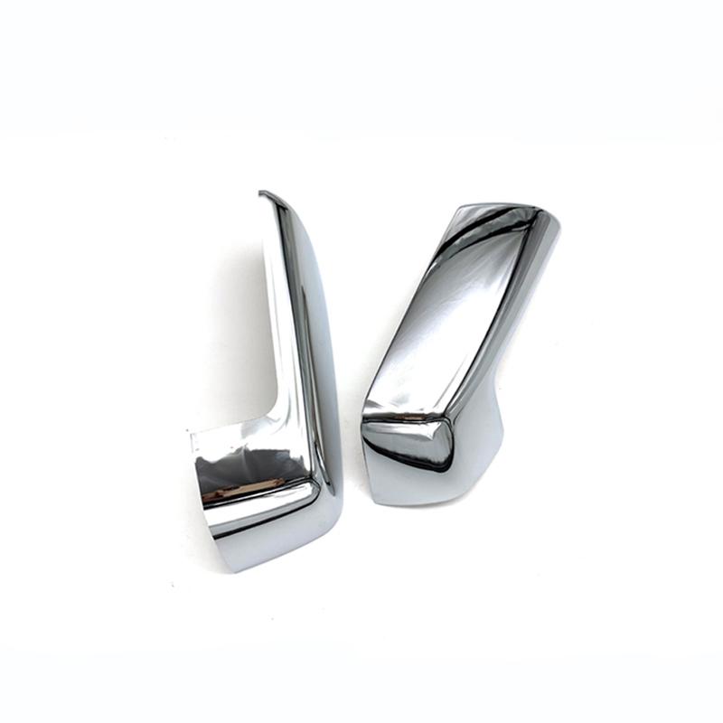 For Chevrolet Silverado 1500 ABS Chromed Side Door Rearview Mirror Cover Trims Car-Styling Accessories 2pcs/set