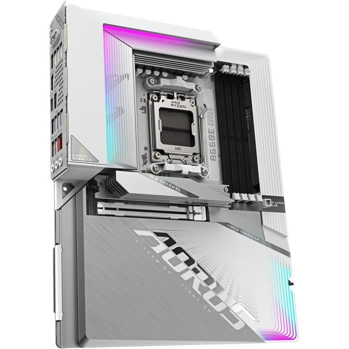 Carte mère - GIGABYTE - B650E AORUS STEALTH ICE - AMD AM5 - DDR5 - Wi-Fi 7