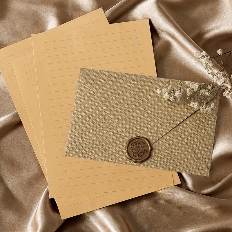 Sada listov s konopnou textúrou: Pečatidlo s voskom a pozvánky v retro štýle