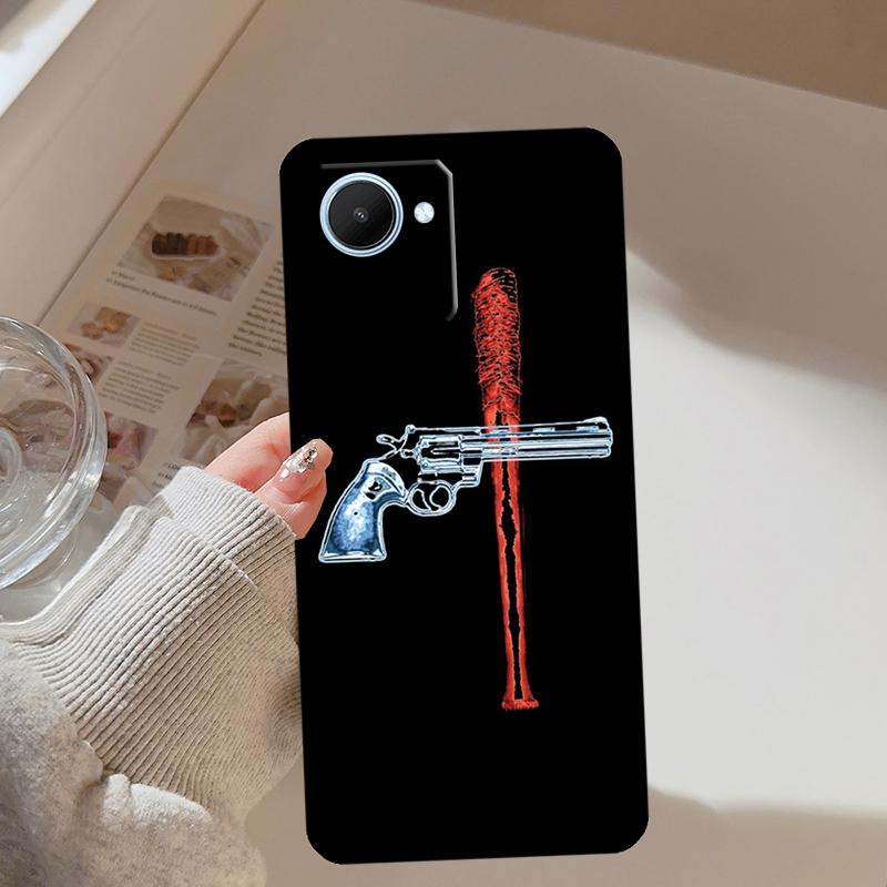 The Walking Dead Negan Art For Realme C67 C75 C61 C55 C53 C51 C21Y C25S GT 7 Pro 5 6 GT 6T 10 11 12 13 14 Pro Plus Case