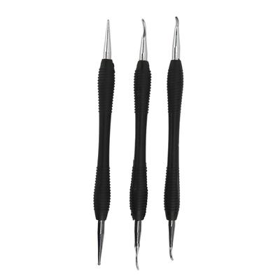 3Pcs Leather Craft Modeling Tools Different Sizes Shapes Strong Stainless Steel DIY Leather Press
