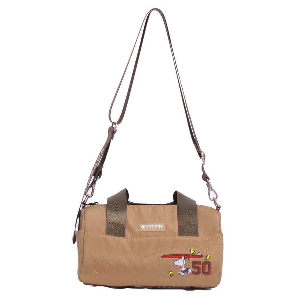 

Shoulder PEANUTS Collection Snoopy Roll Boston ODB027 Beige [Outdoor Products]