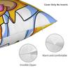 Pillow Case S-Simpsons Homer Eating Donut Graphic Pillow Cover For Wedding Party Home Decor Funny Pillowcases