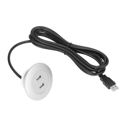 Pohovka USB nabíjecí zásuvka Instalace zapuštěnou montáží Dva USB nabíjecí porty Zásuvka pro domácí použití