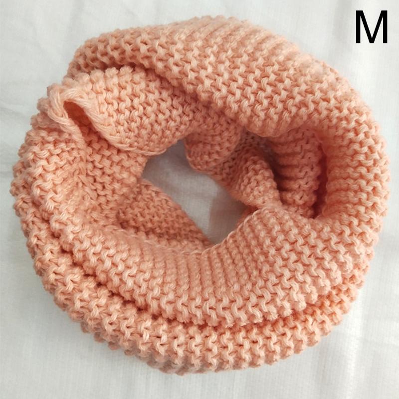 Women Fashion Accessories Neck Warmer Ring Scarves Winter Warm Knitted Scarf 120cm Scarf