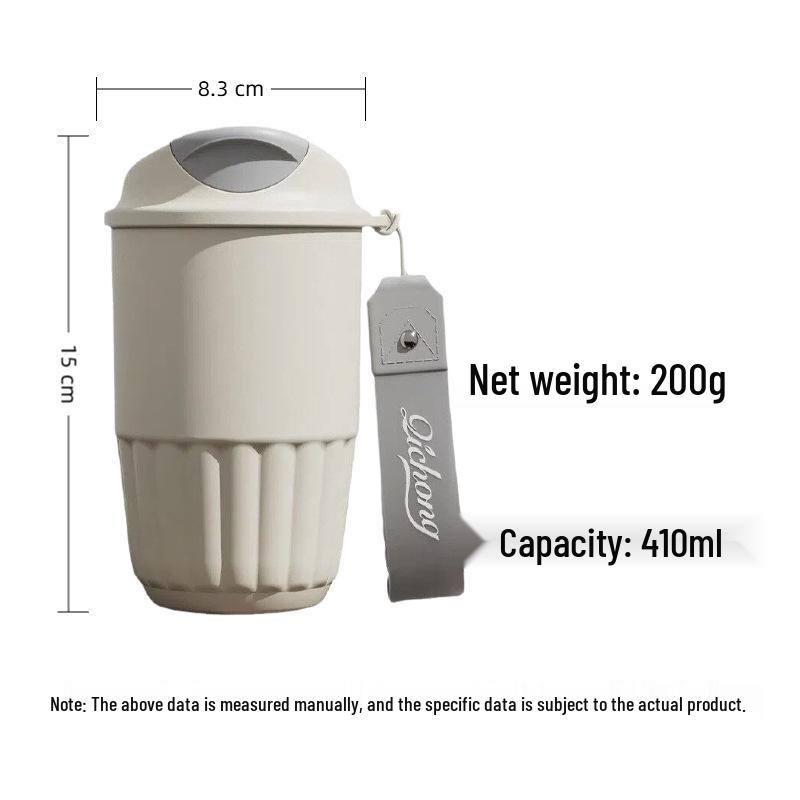 316 Stainless Steel Travel Thermos with Ceramic Liner - Portable Coffee Cup for Cold Retention