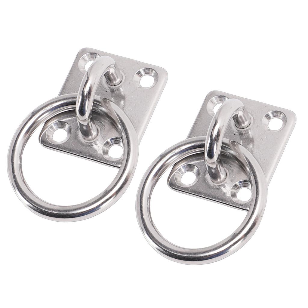   Stainless Steel   Eye Plate   Hooks Marine Hardware Screws for Boats Yachts Sailboats  