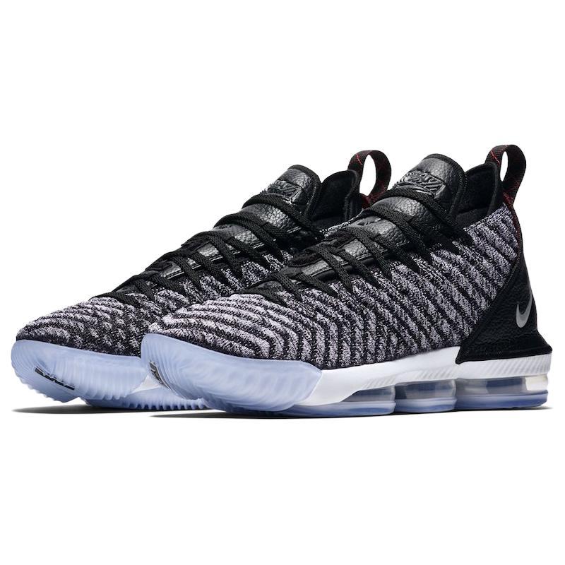 Nike LeBron 16 Black Metallic Silver AO2588-006