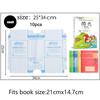 10packs Transparent Self Adhesive Book Cover For School Student Textbook Skin Sleeve Waterproof Plastic Book Wrapping Supplies