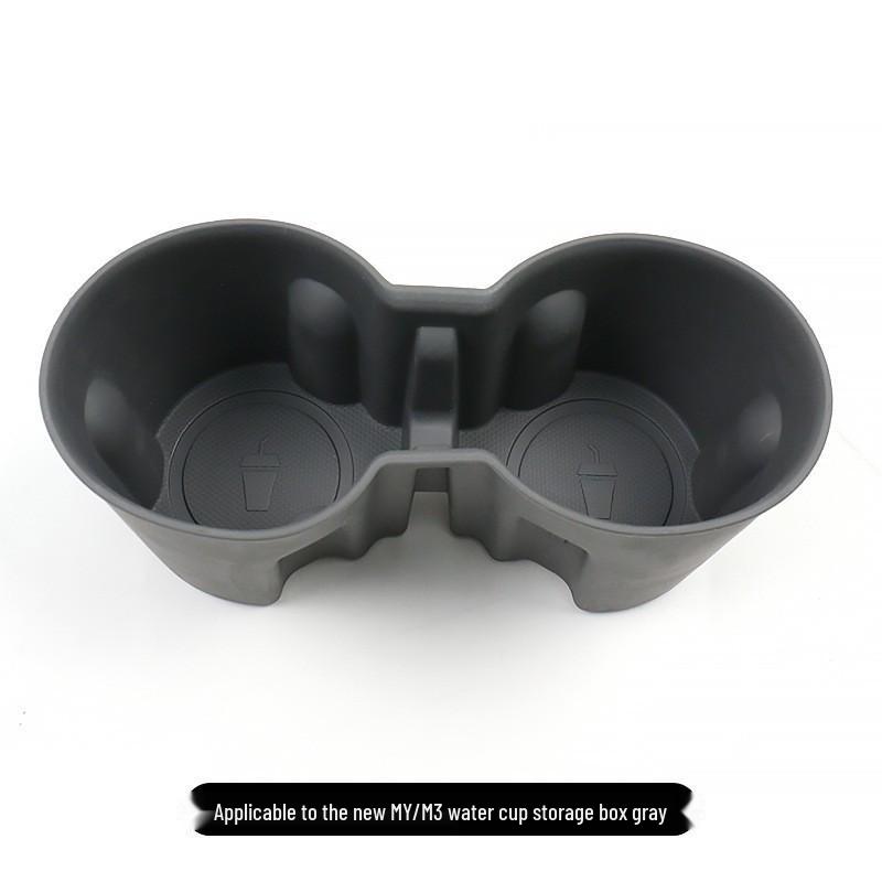 Tesla Model Y/3 Cup Holder Storage Tray Mat Accessory