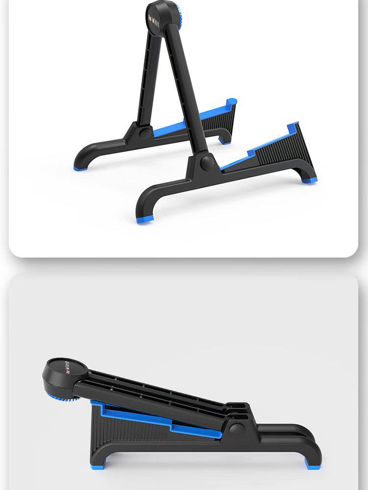 Folding Bakelite Guitar Stand: Portable A-Frame for Electric & Bass