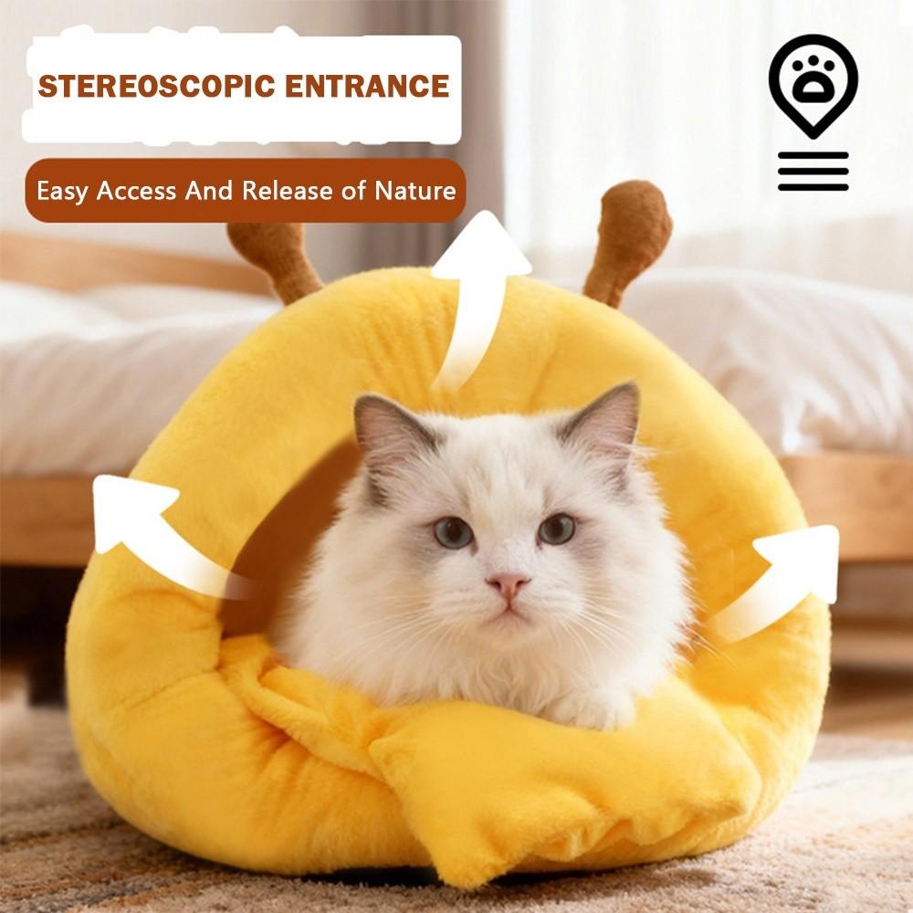 Kältesicherer Katzenschlafsack Honigtopf Höhle Haustier Katze Bett Neu Mit Honig gefülltes Katzenbett