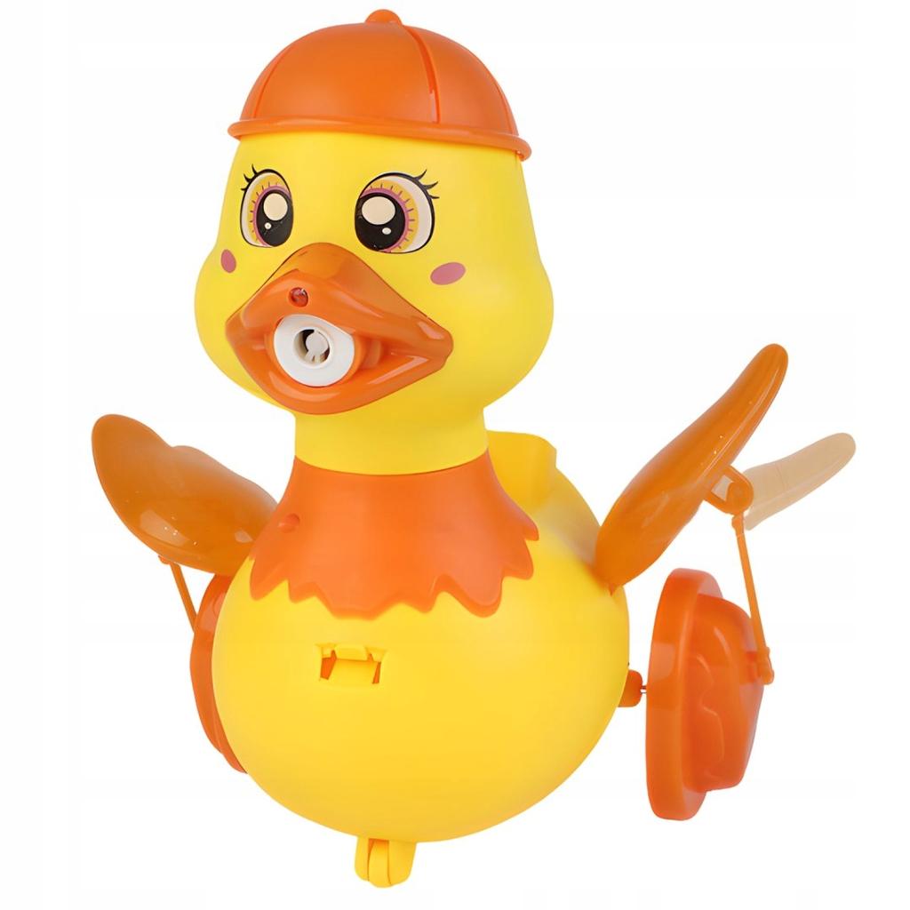 Duck Pusher with Movable Bubble Wings and LED Sound