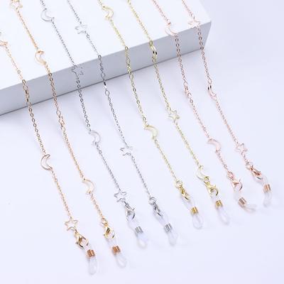 Cord Holder Anti-lost Star Moon Alloy Eyeglasses Chains Punk Jewelry Mask Lanyards Sunglasses Chain