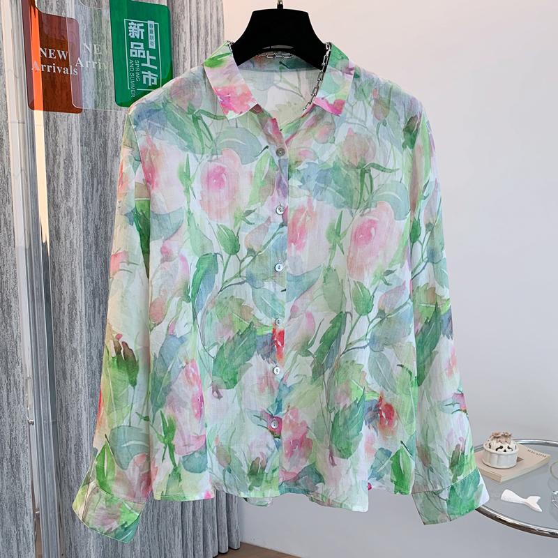 DIMANAF 2025 Women Blouse Basic Vintage Fashion Casual T-Shirt Loose Tops Tees