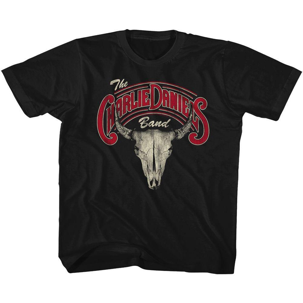 

Charlie Daniels Band Skull N Logo Black Youth T-Shirt Mens Womens Tees Top L