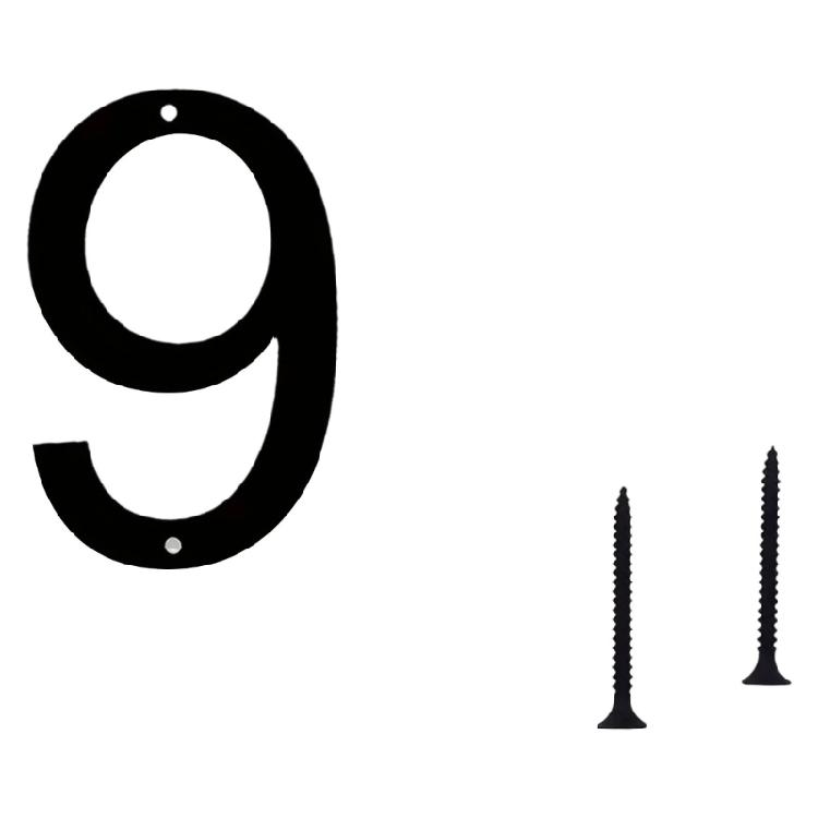 Black Floating Houses Number,Modern Houses Number for Outside,Home Address Number for Outdoor Garage Gate Street Wall