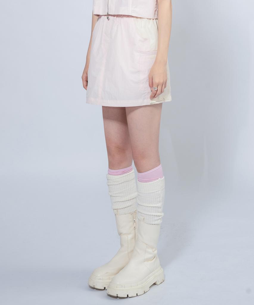 UNUSUALNORMAL Windy Symbol Skirt _ Pink