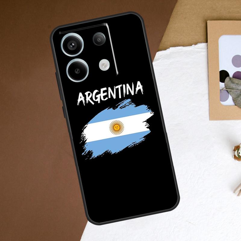 Argentina Flag Case For Xiaomi Redmi Note 13 11 9 10 12 Pro Plus 9S 10S 11S 12S Redmi 13C 9C 10C 12C Cover