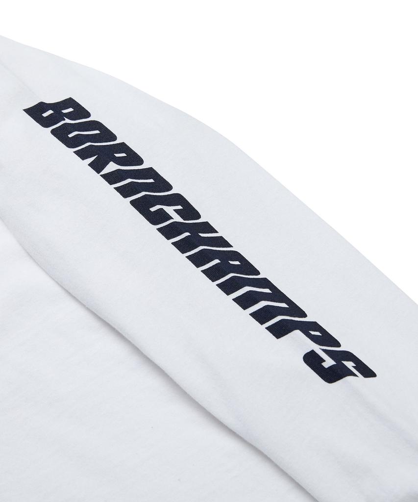 BORN CHAMPS Champs Italic Logo Long Sleeve B22Ft03Wh
