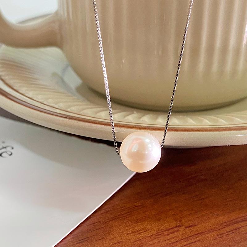 

Ожерелье Женское одинарное перламутровое ожерелье с подвеской Аксессуары Милый короткий корейский воротник-цепочка