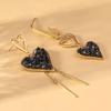 2PC Women's Fashion Irregular Peach Heart Earrings Jewelry Accessories Suitable for Date, Party, Festival Gifts