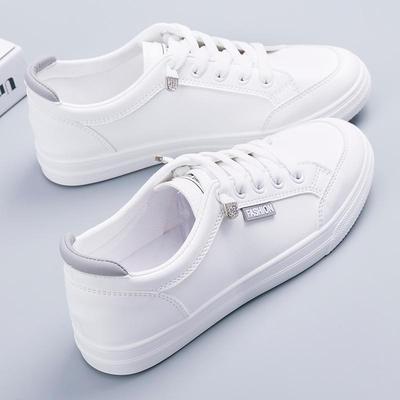 Scarpe Bianche Estive Traspiranti Nuove da Donna a Fondo Piatto Versatili Scarpe da Board Sportive e per il Tempo Libero Tela
