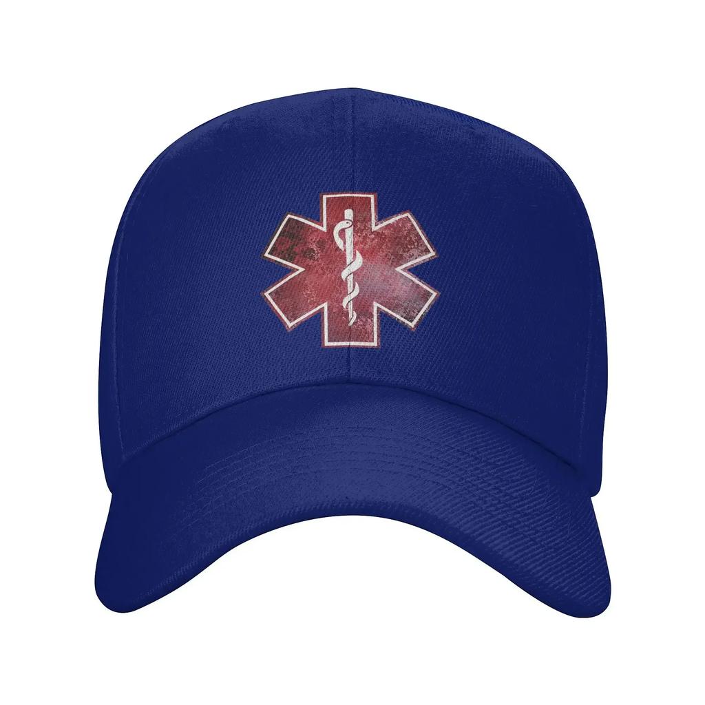 Men WomenEMS Star Hat Classic Logo Baseball Caps Adjustable Casual Headwear