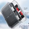 Portable Charging Case With Magnetic Closure Intelligent Protections System Double Slot For Action 5Pro/4/3/Osmo360 Batteries