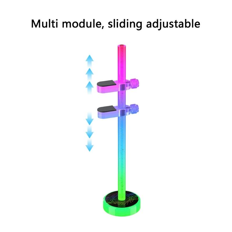 Graphics Card Holder ARGB GPU Support Bracket Adjustment Single Slot 5V 3PIN ARGB Support Video GPU Mount Replacement