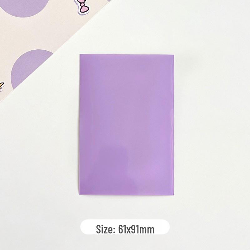 Transparent Two-Layer Macaron Color Card Holder for Photos and Small Cards