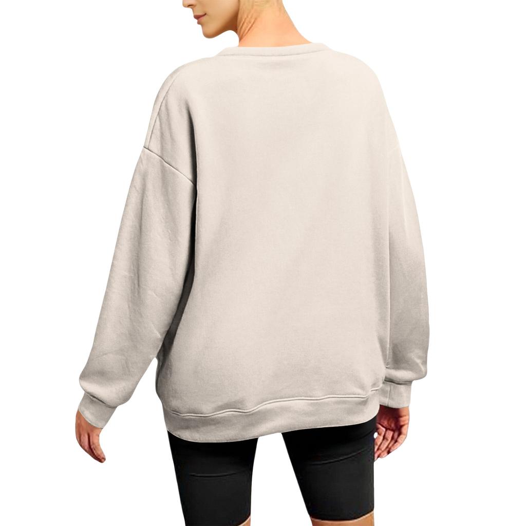 Women's Fashion Long-Sleeve Pullover Sweatshirt With Fun Christmas  Print