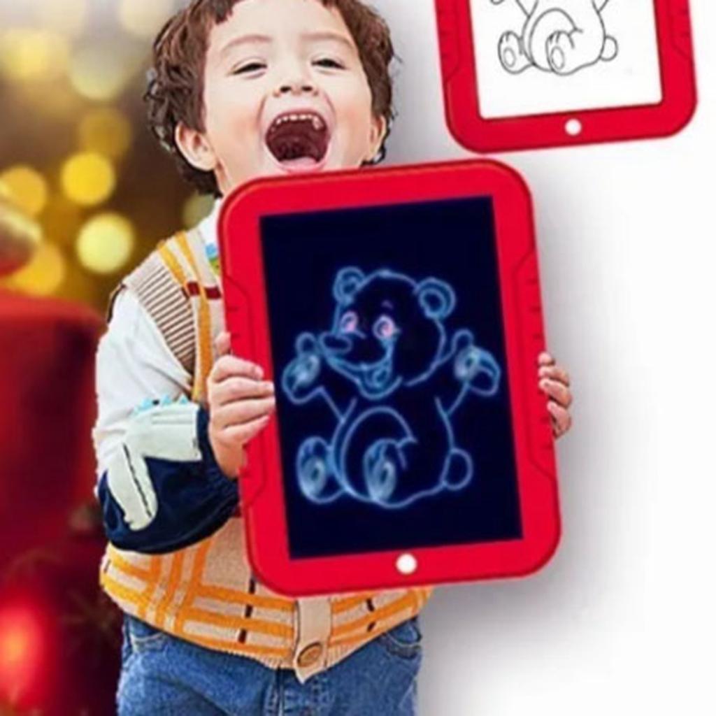 LED Writing Tablet Electronic Lighting 3D Learning Educational Drawing Writing Board for Preschool
