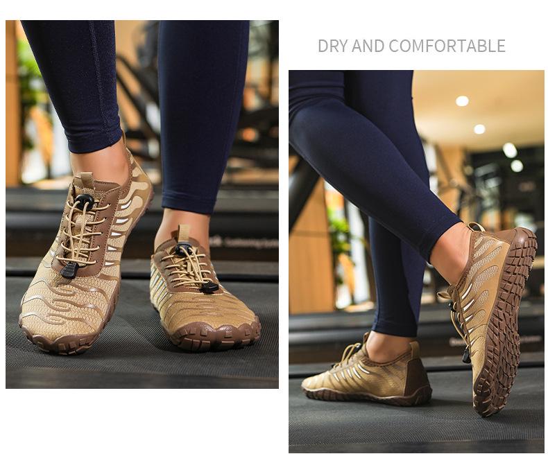 Unisex Non-Slip Quick-Dry Water Shoes: Breathable Five-Finger Design for Outdoor Activities