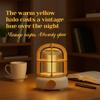 Retro Bulkhead Night Light For Kids Bedroom Warm Light Atmosphere Table Decoration Light For Camping Party Christmas Gift