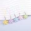 Creative Lovely Flower Phone Strap Sweet Jelly Color Sakura Keychain Pendant Cute Fashion Backpack Hanging Ornaments Couple Gift