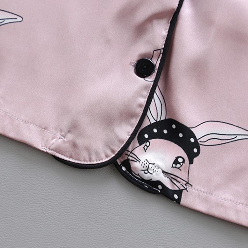Children Pajamas Baby Clothing Set Kids Cartoon Print Sleepwear Autumn Cotton Nightwear Boys Girls Animal Pyjamas Pijamas Set