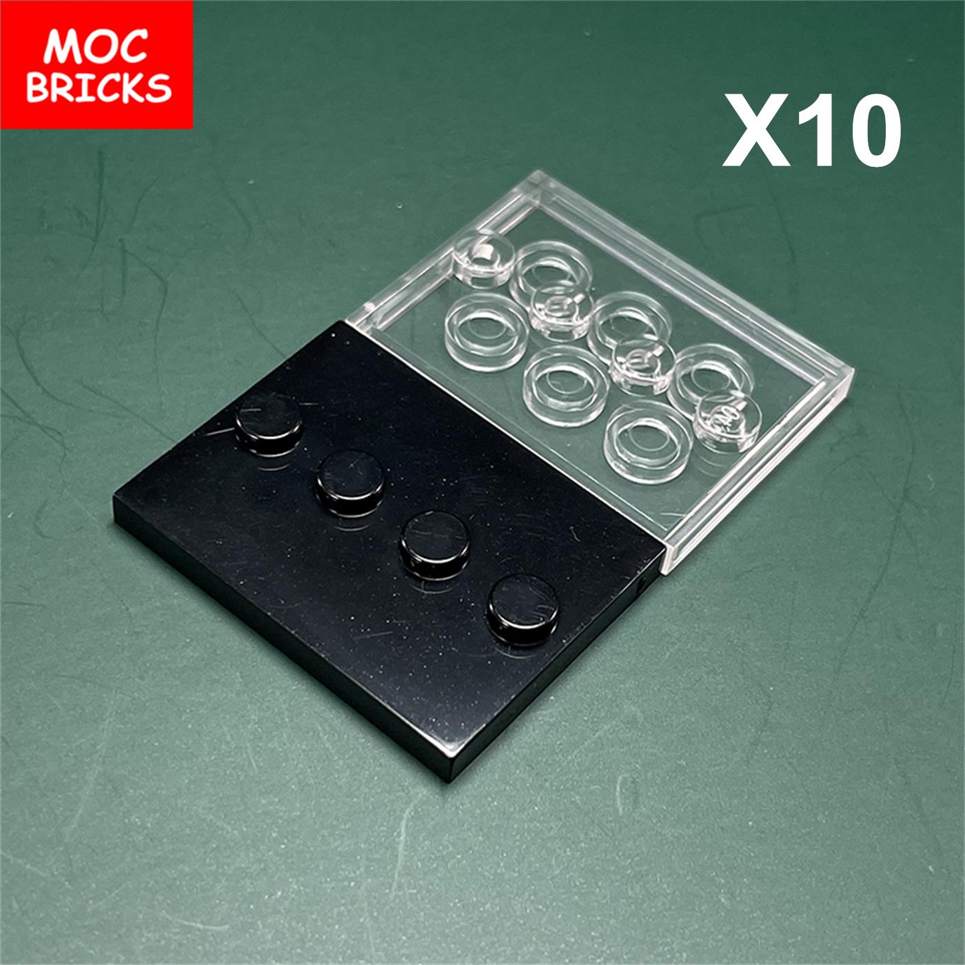 

Нетоксичные 20 шт. Кубики Moc 4 см Фигурка Черная Прозрачная Базовая Пластина 3x4 88646 Аксессуар Собранные Строительные Блоки Игрушки Подарок для Детей