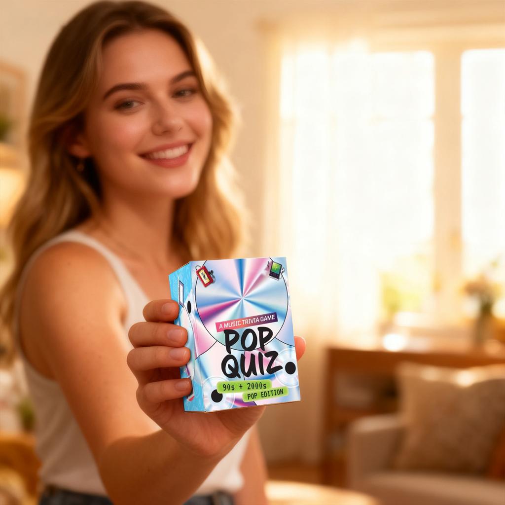 90s & 2000s Music Trivia Card Game - Edition - Finish The Lyrics Challenge, Fun For Adults, Party Or Family Night