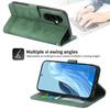 DIERFENG DF-03 For Samsung Galaxy A57 5G Case Lines Imprint Wallet Leather Phone Cover with Wrist Strap