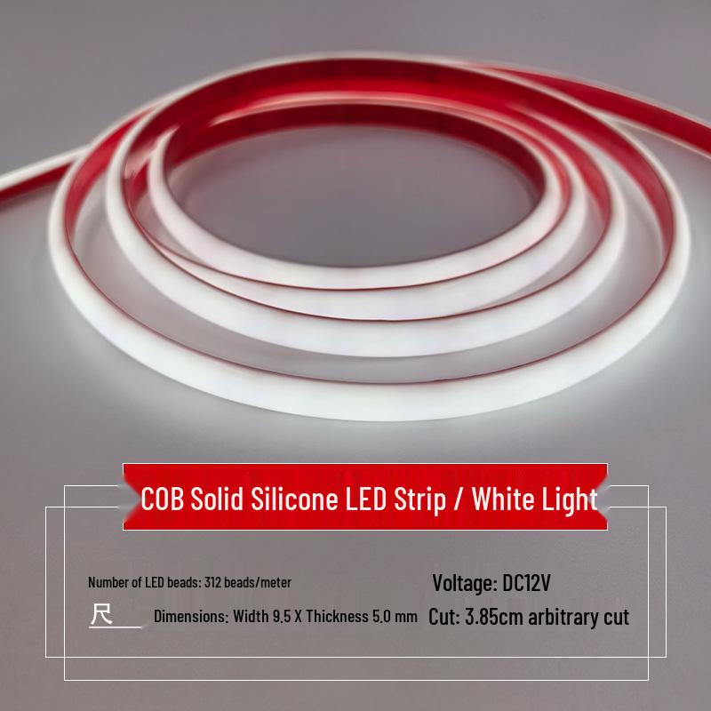 Silicone Waterproof LED Strip Light with Fixing Buckle for Swimming Pools and Fish Tanks