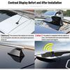 Universelle Auto-Antenne, FM/AM-Radioantenne mit verschließbarer Klebebasis für Auto, SUV, Camion, Van (Schwarz)
